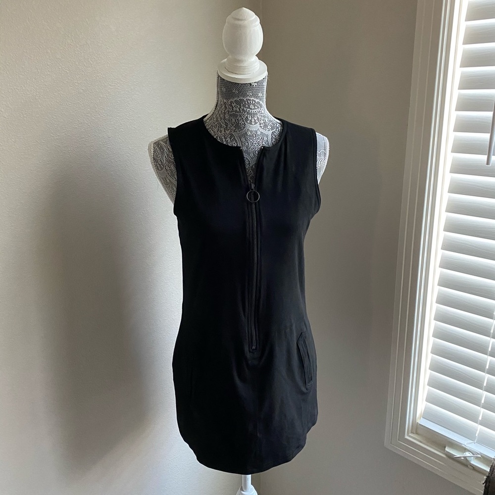 Forever 21 Black Suede Dress NWOT